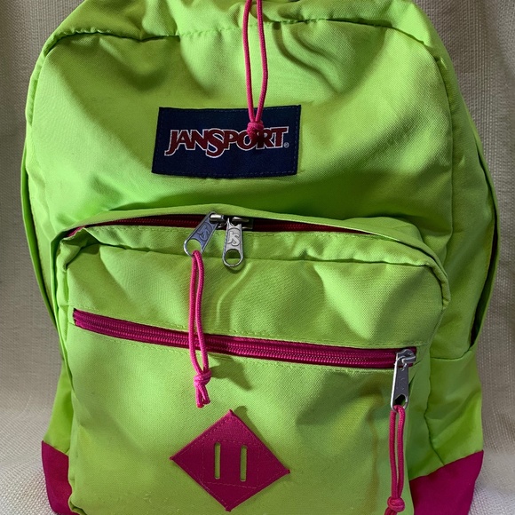 Jansport Accessories Jansport Backpack Book Bag School Laptop Neon